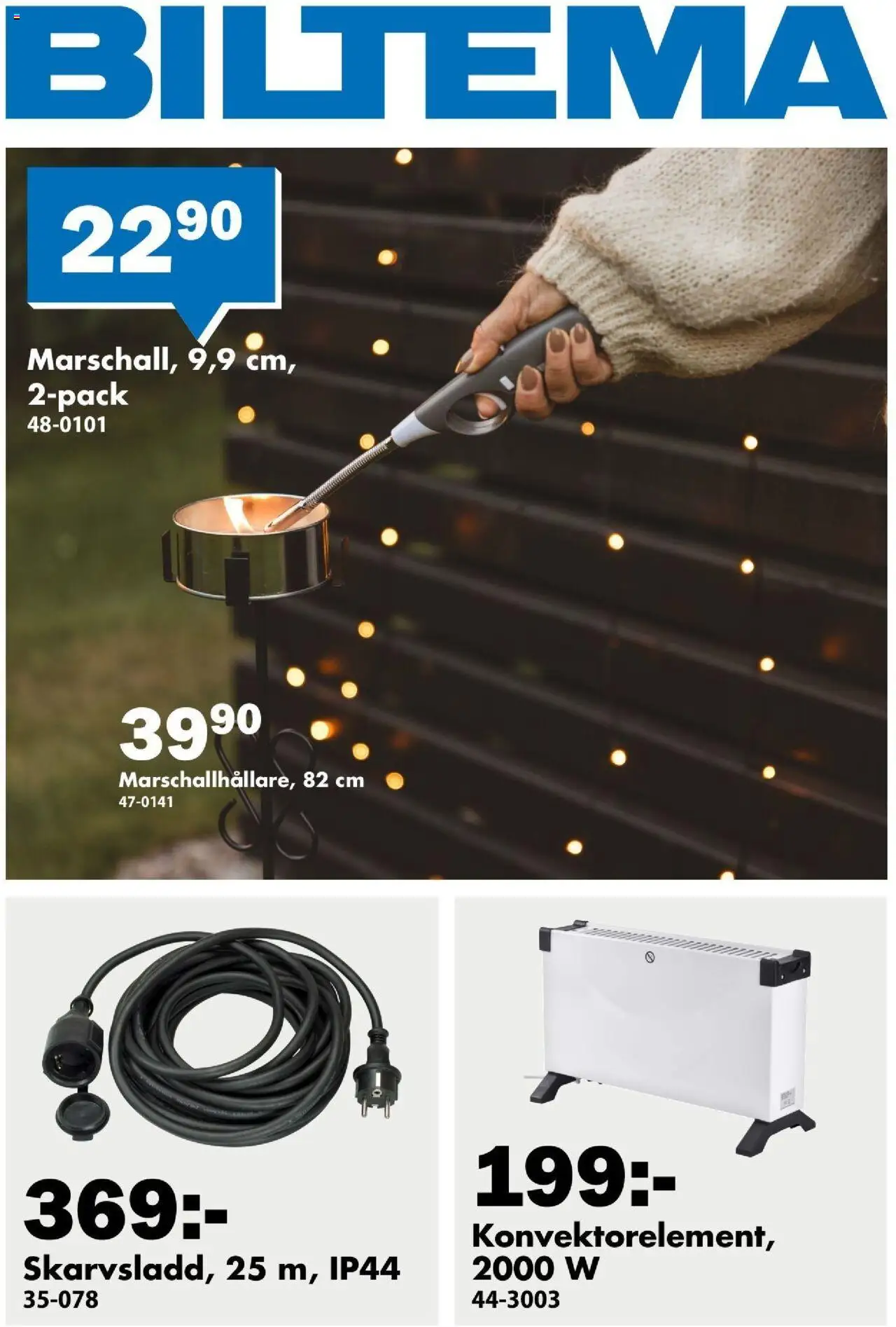 Aktuella reklamblad Biltema är giltig 01/09 2025 > Veckans Erbjudanden gäller från 01/09/2025 till sidnummer 1