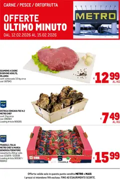 Anteprima dell'opuscolo Volantino Offerte Freschissimi dal negozio Metro valido da 12/02/2026