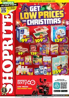 Preview of Shoprite flyer valid from 19/12/2025