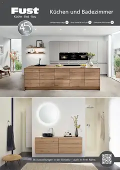 Vorschau des Merkblatts Prospekt KücheBad vom Shop Fust gültig von 05.05.2025 bis 