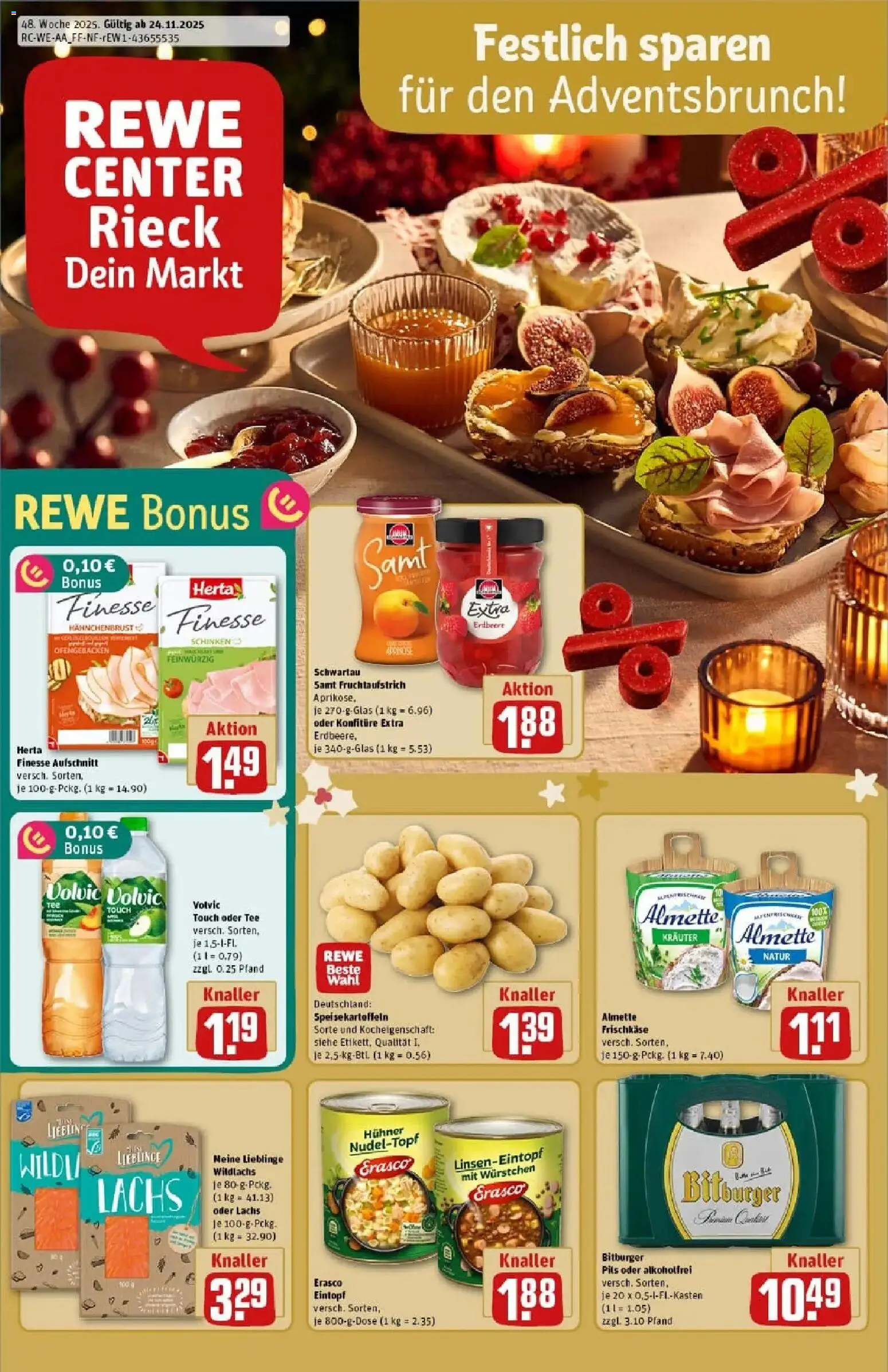 Vorschau von dem Prospekt des Geschäftes Rewe, gültig ab dem 23.11.2025