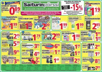Kaupan Saiturinpörssi Tarjoukset esikatselu, voimassa 17/07/2025