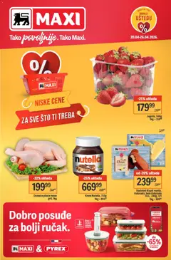 Pregled Maxi kataloga - važi od 20.04.2026