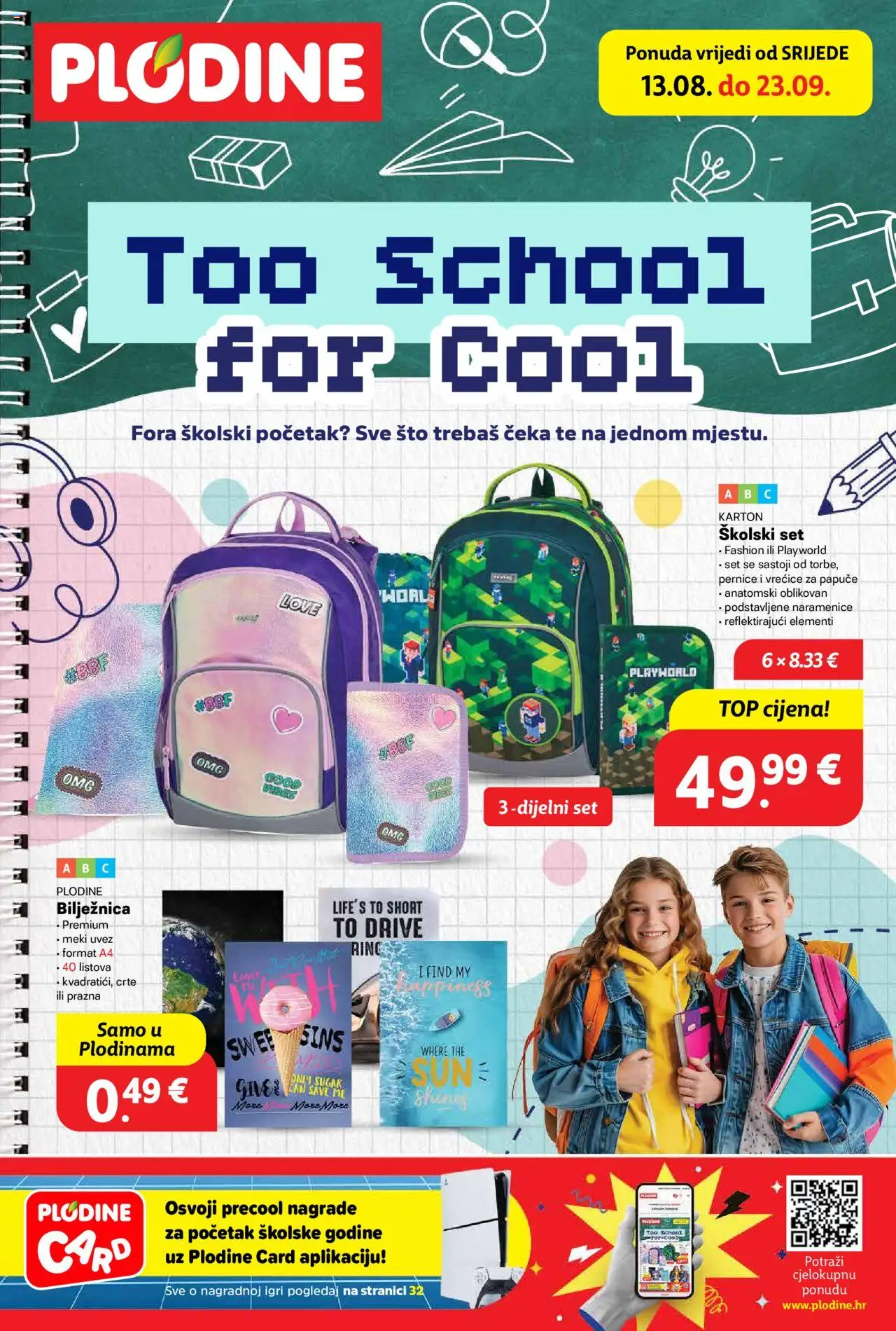 Plodine aktualni Katalog Škola vrijedi od 13.08.2025 - tjedna akcija broj stranice 1