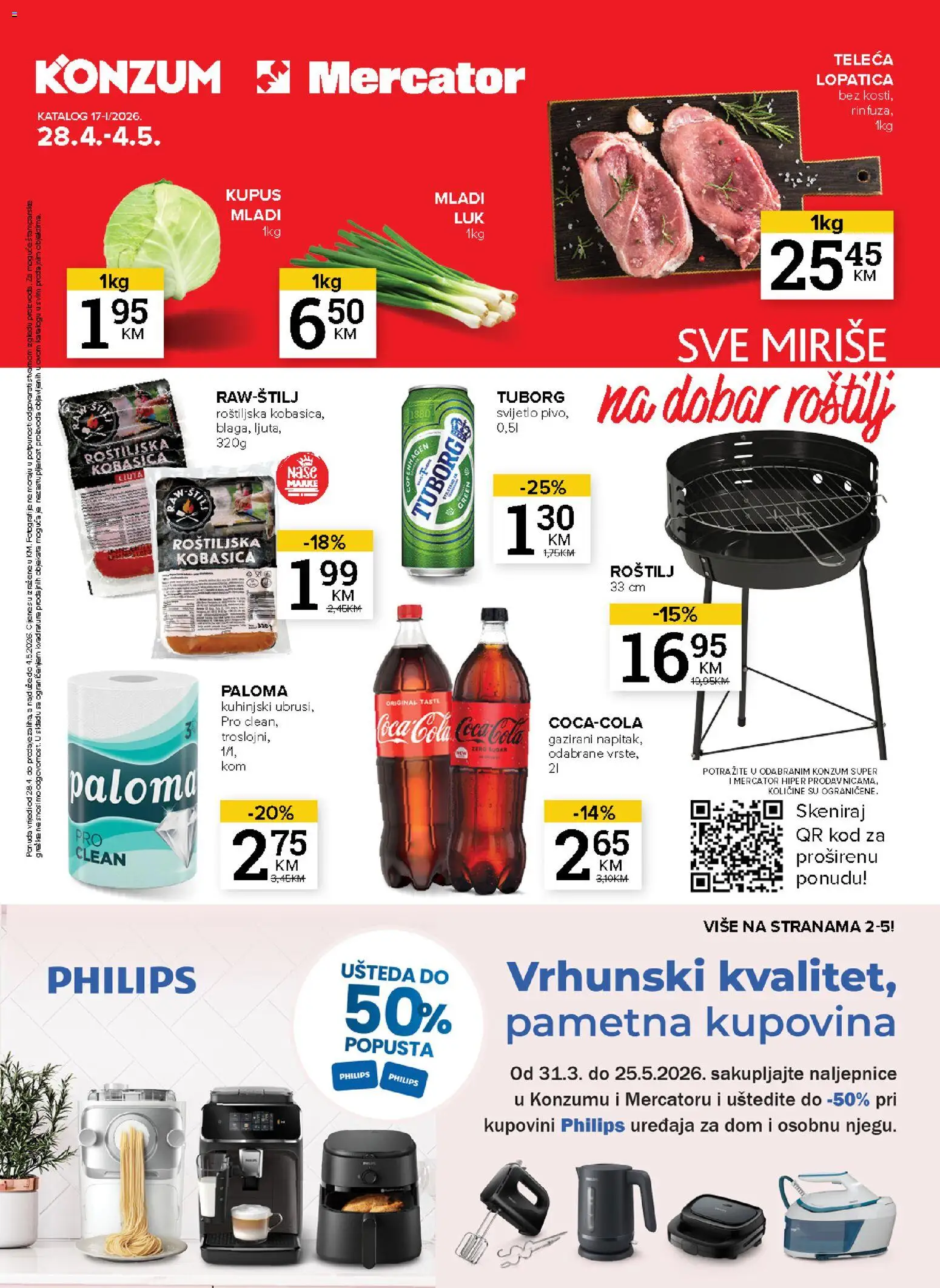 Pregled letka Mercator katalog trgovine Mercator vrijedi od 28.04.2026