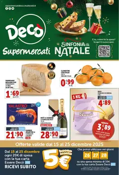 Anteprima dell'opuscolo Volantino Supermercati - Napoli dal negozio Decò valido da 15/12/2025