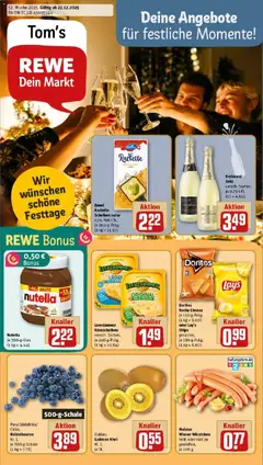 Vorschau von dem Prospekt des Geschäftes Rewe, gültig ab dem 22.12.2025