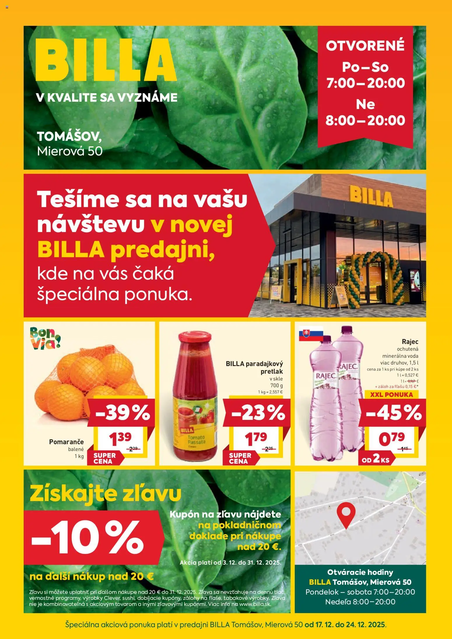 Náhľad Billa letáku platného od 17.12.2025