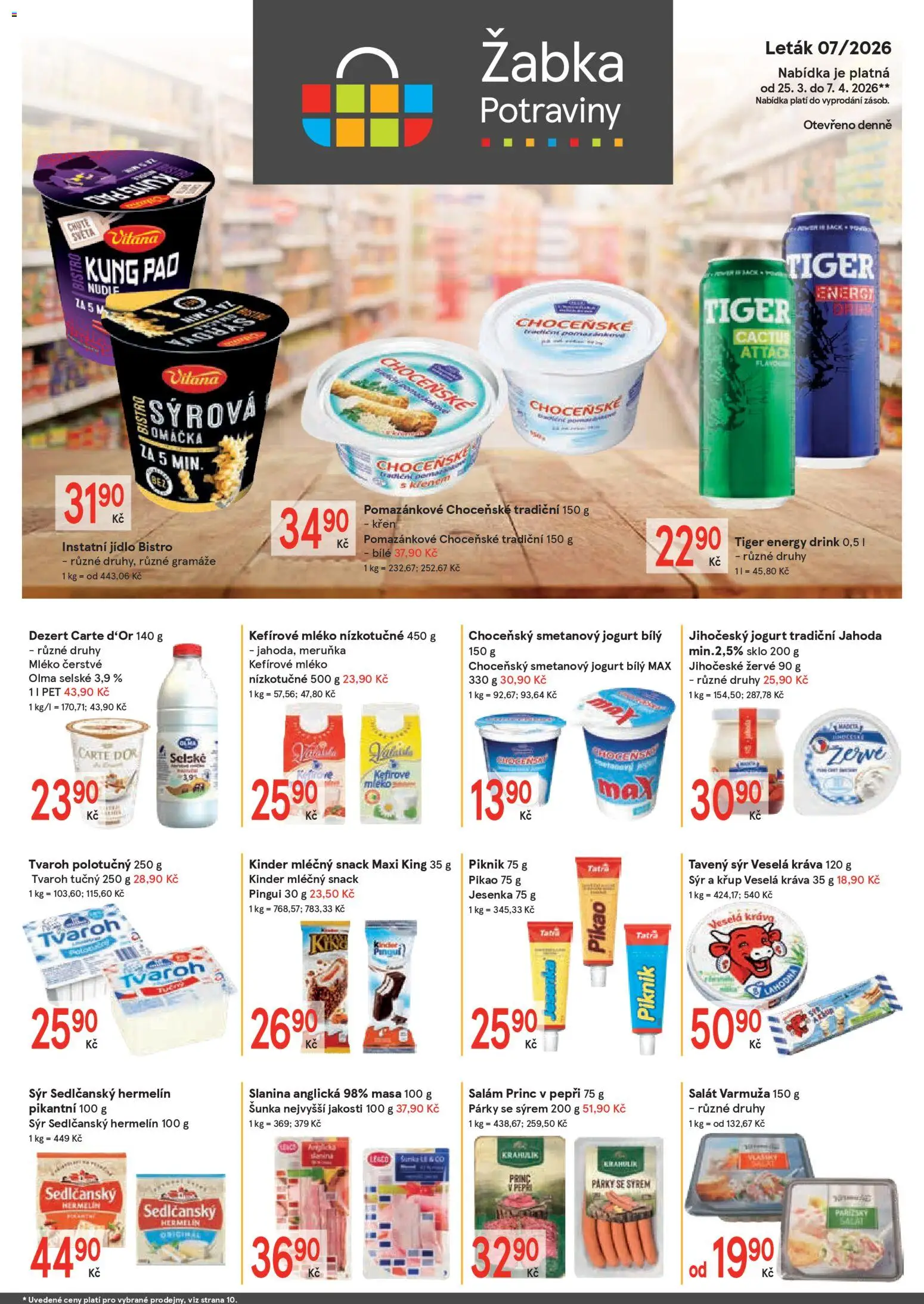 Náhled nabídky: Žabka Žabka leták platný od 25.03.2026