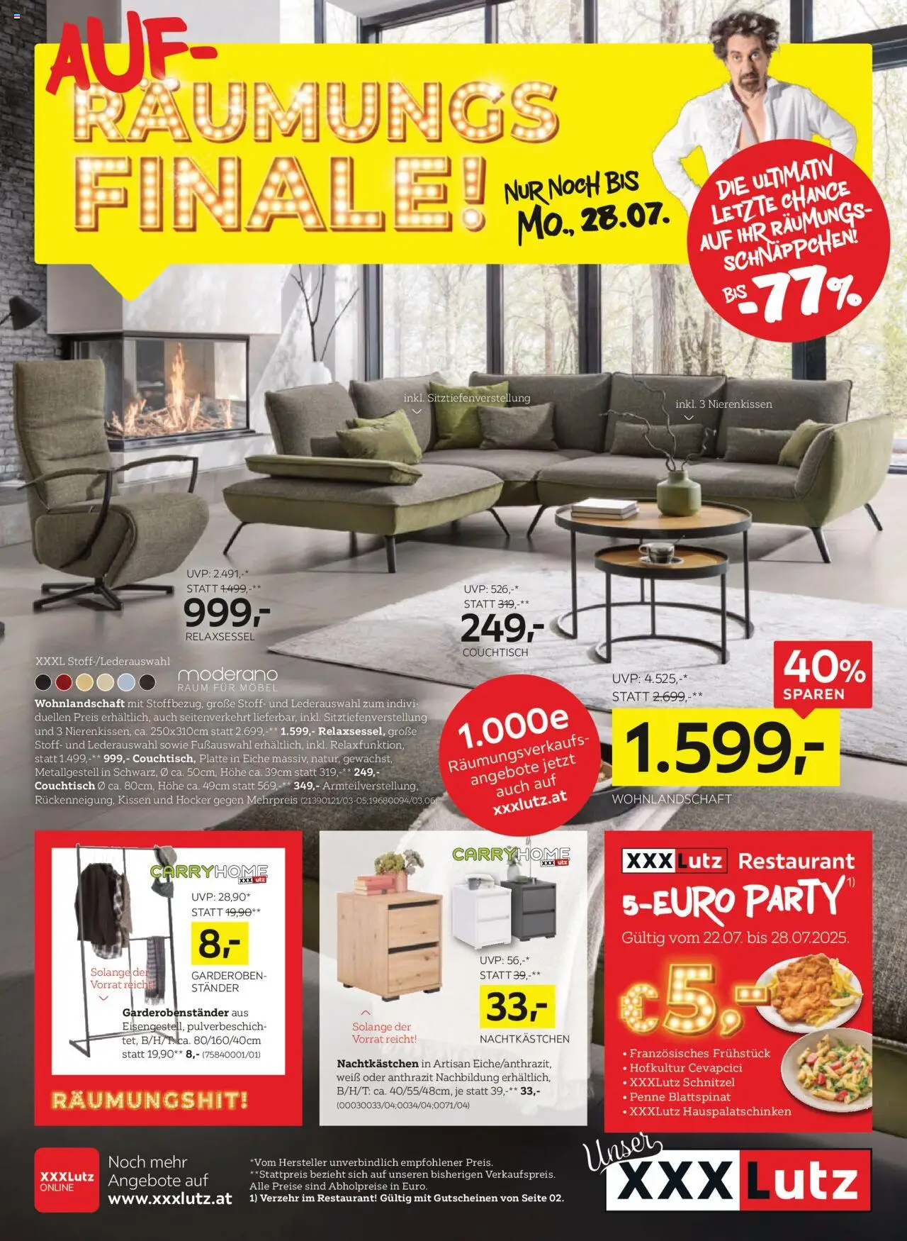  XXXLutz Prospekt ab (22.07.2025 - 29.07.2025) - Seite 1