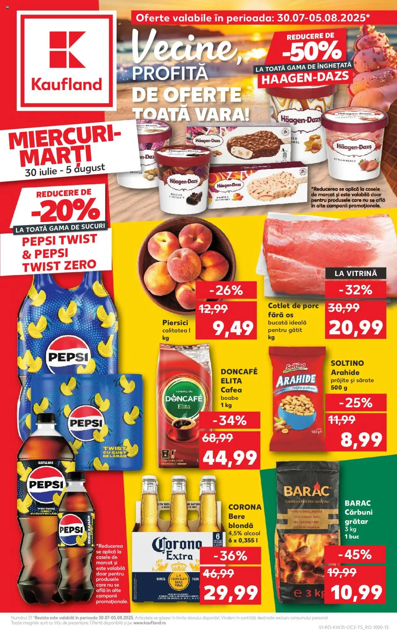 Kaufland RO aktuális szórólap, érvényes 2025.07.30.-től - 1 oldal