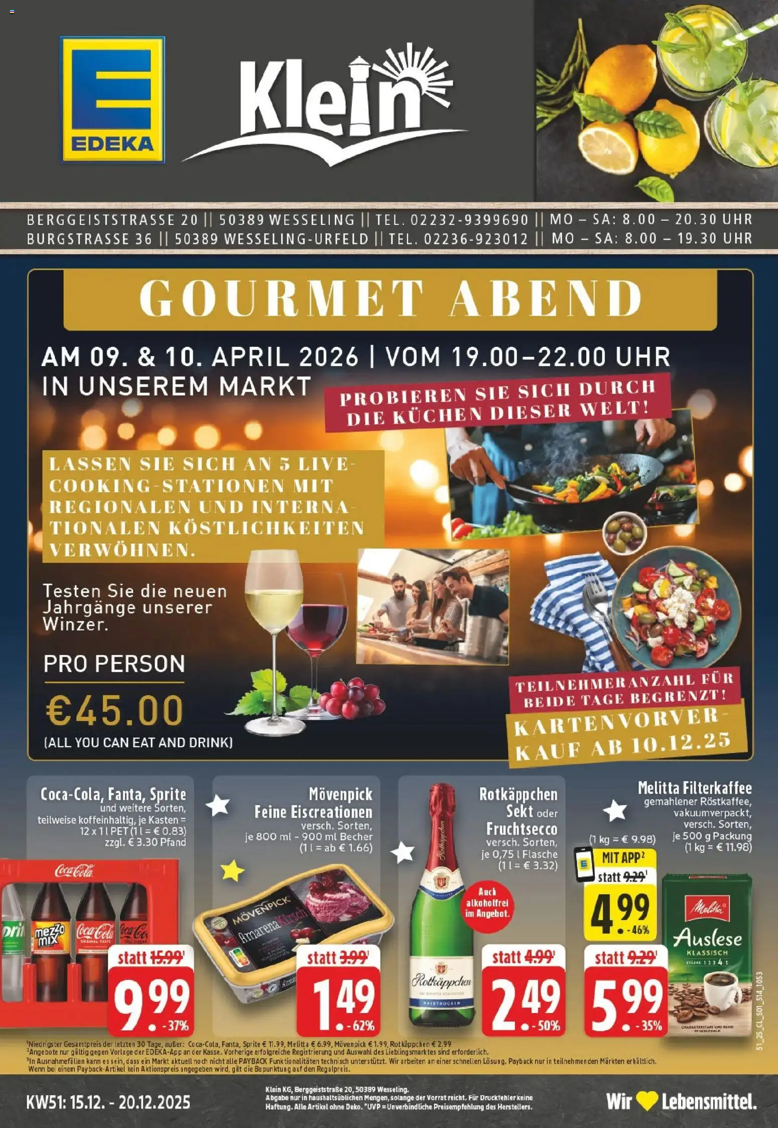 Vorschau von dem Prospekt des Geschäftes Edeka, gültig ab dem 15.12.2025