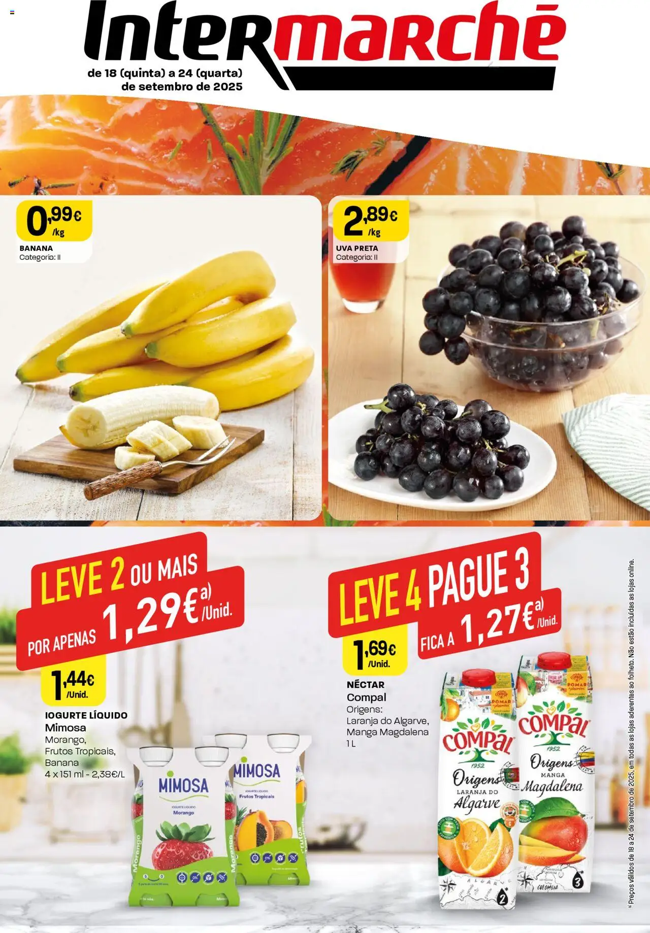 Intermarché Folheto de 18/09/2025 - catálogo esta semana - página 1