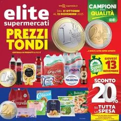 Anteprima dell'opuscolo Attuale volantino dal negozio Elite Supermercati valido da 31/10/2025