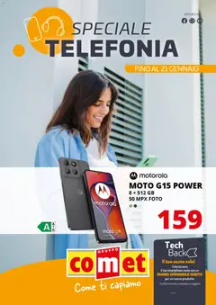 Anteprima dell'opuscolo Volantino Speciale Telefonia dal negozio Comet valido da 02/01/2026