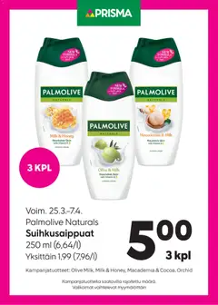 Kaupan Prisma Prisma tarjoukset Palmolive esikatselu, voimassa 25/03/2026