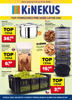 Náhľad Kinekus letáku platného od 01.08.2025