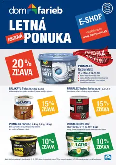 Náhľad Dom farieb letáku platného od 01.07.2025