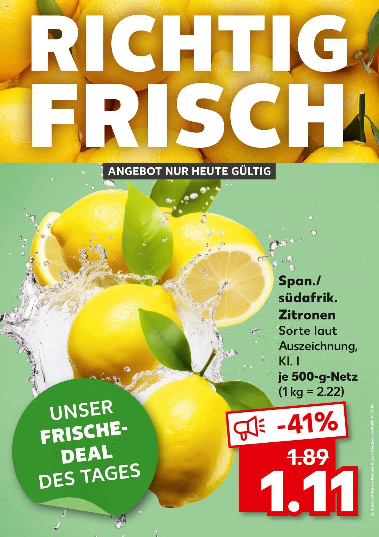 Kaufland DE shop DE Folder Hannover geldig vanaf 10-10-2025 - Paginanummer 1
