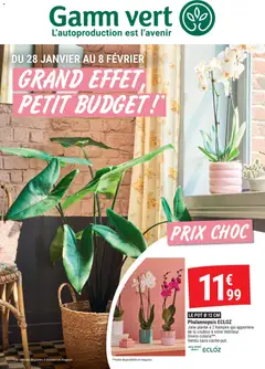 Prévisualisation de Catalogue du magasin Gamm vert formulaire valide 28/01/2026