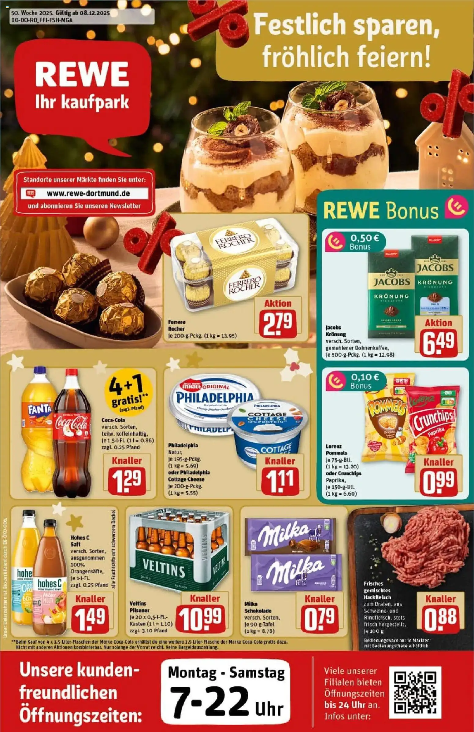 Vorschau von dem Prospekt des Geschäftes Rewe, gültig ab dem 07.12.2025