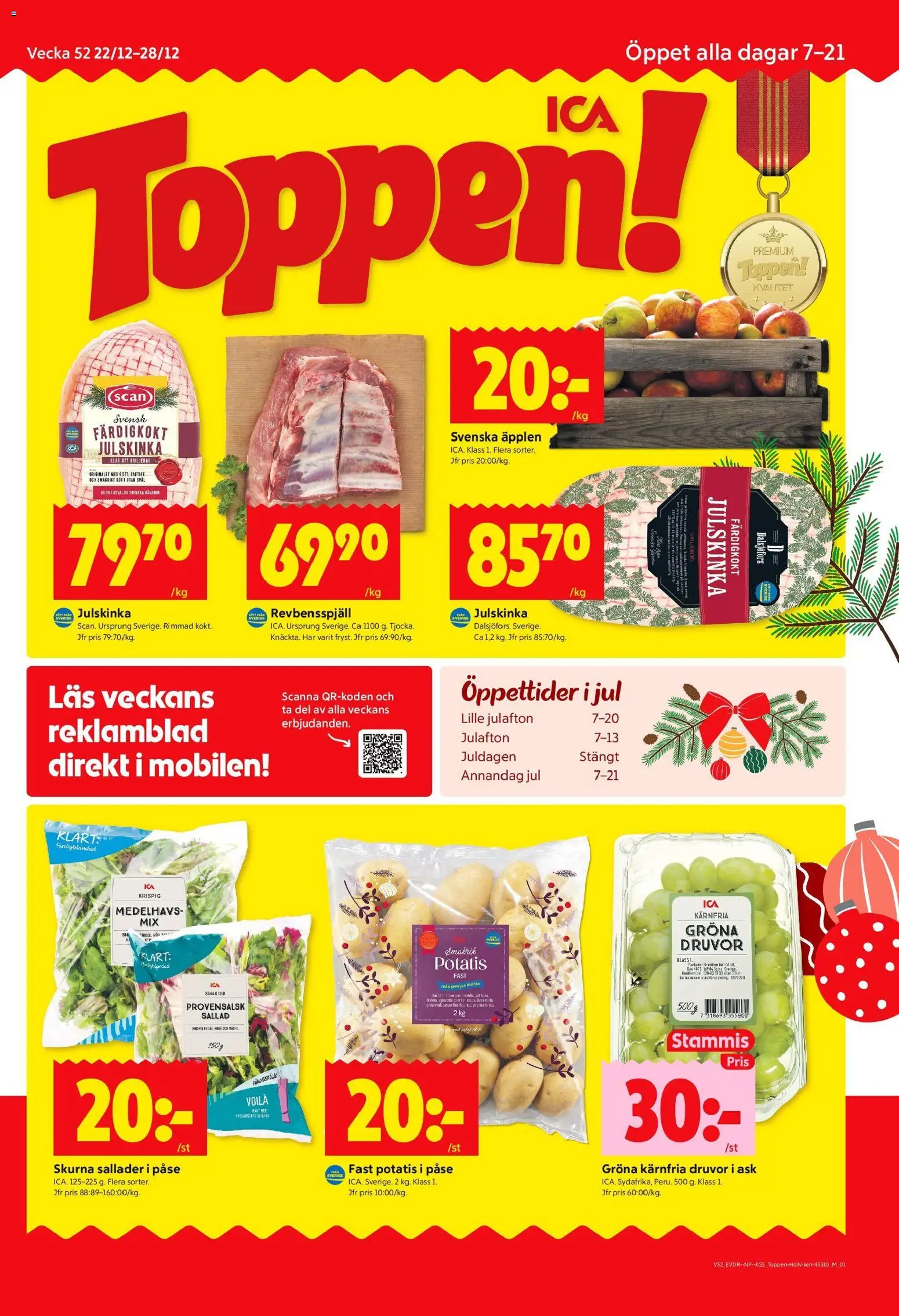 Förhandsgranska reklamblad Svedala från butik ICA Kvantum gäller från 22/12/2025