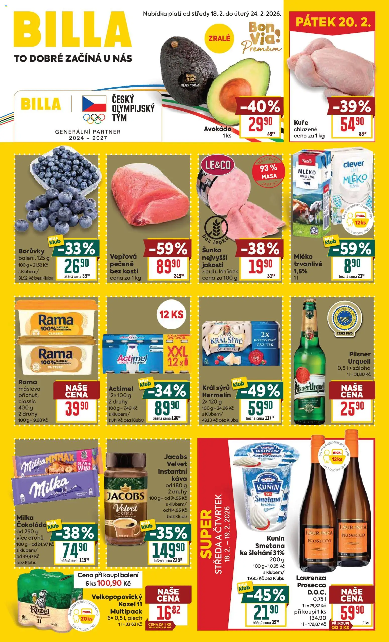 Náhled nabídky: Billa Malý leták platný od 18.02.2026