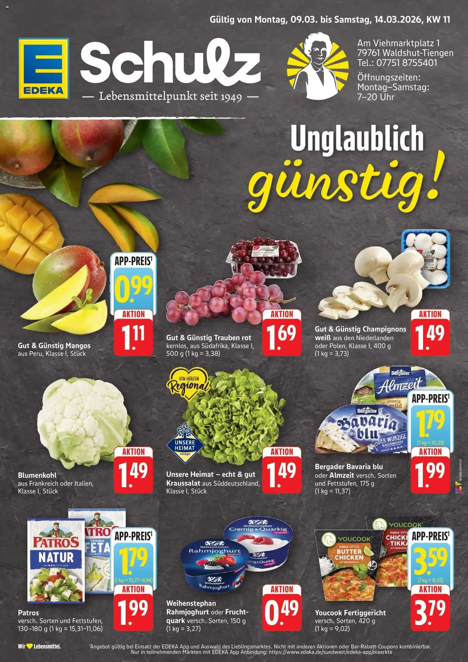 Vorschau von dem Prospekt des Geschäftes Edeka, gültig ab dem 09.03.2026
