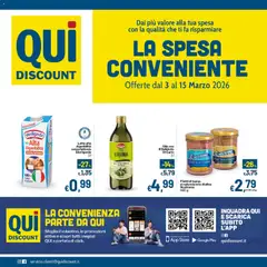 Anteprima dell'opuscolo Qui Discount volantino dal negozio Qui Discount valido da 03/03/2026