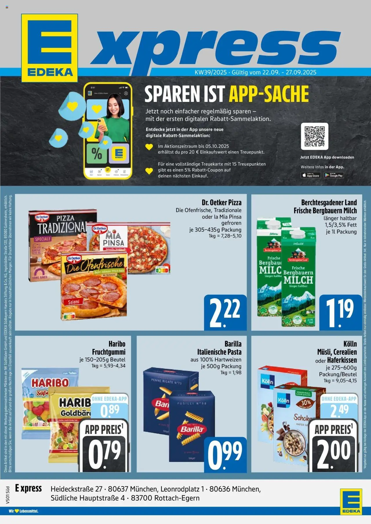 EDEKA Prospekt ab 21.09.2025 - Prospekt München Online