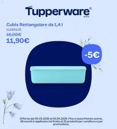 Anteprima dell'opuscolo Tupperware volantino dal negozio Tupperware valido da 01/04/2026