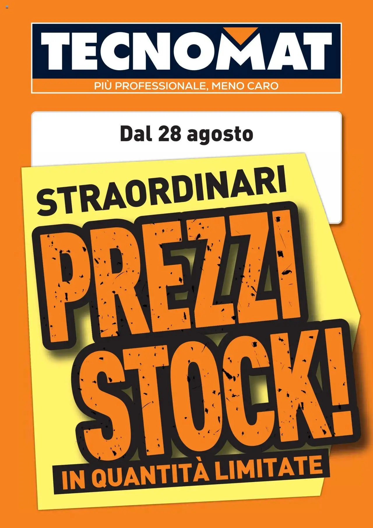 Volantino TECNOMAT valido da 27/08/2025 numero di pagina 1
