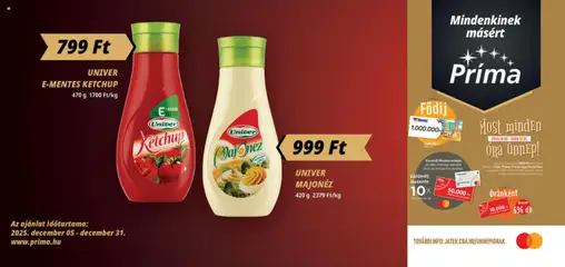 CBA Príma - Aktuális óriásplakátok megtekintése, amely érvényes 2025.12.05.-től | Oldal: 2