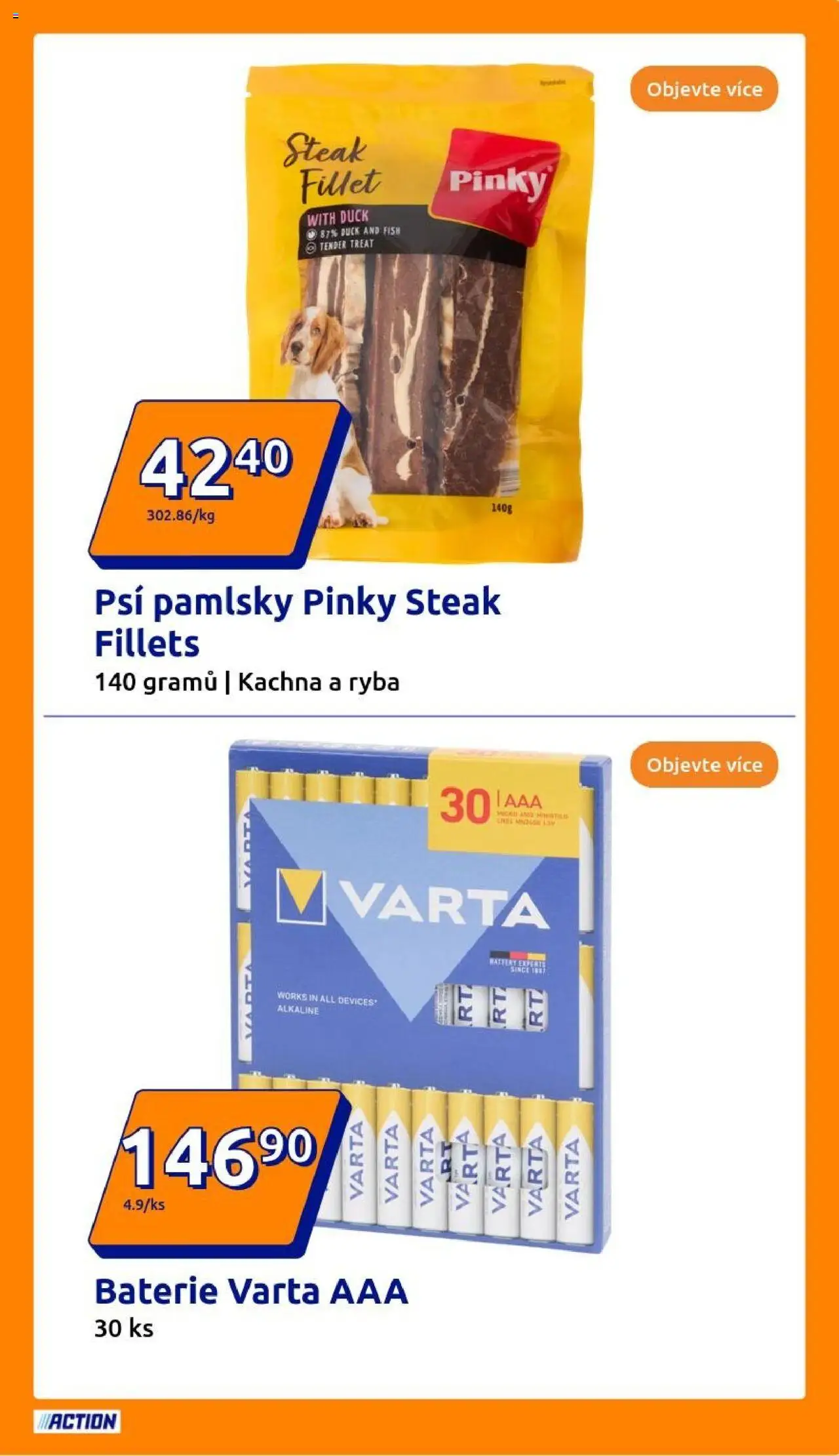  Action leták od 18.06.2025 - Aktuální nabídka - strana 5 - Steak, Kachna, Ryba, Baterie