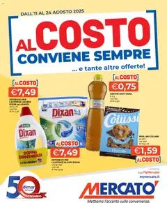 Anteprima dell'opuscolo Attuale volantino dal negozio Mercatò valido da 11/08/2025
