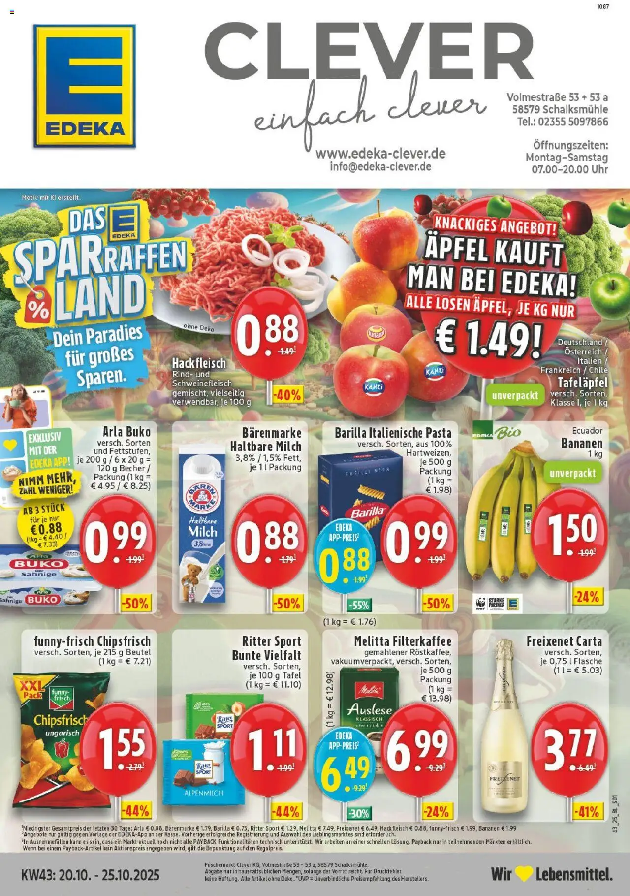 EDEKA Prospekt ab 19.10.2025 - Prospekt Schalksmühle Online