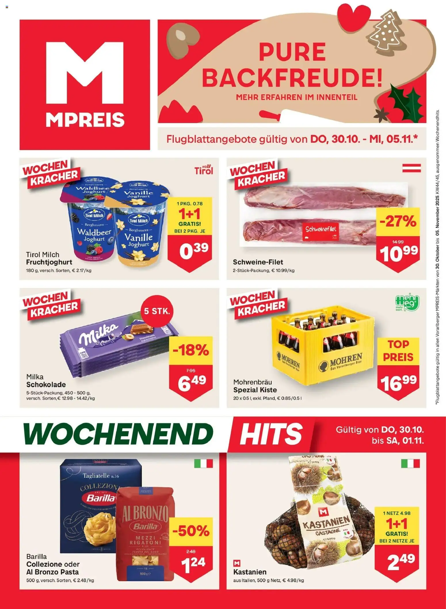  MPREIS St.Gallenkirch ab (29.10.2025 - 05.11.2025) - Seite 1