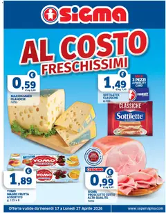 Anteprima dell'opuscolo SIGMA volantino Al Costo dal negozio SIGMA valido da 17/04/2026