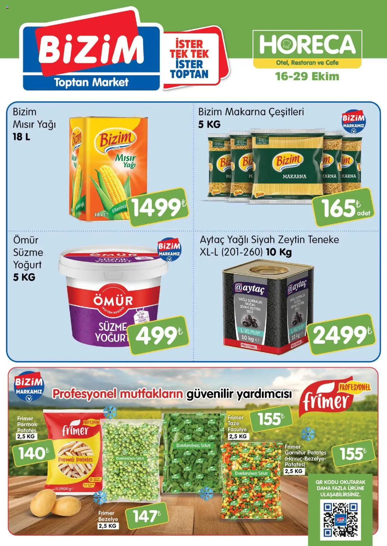 Bizim Toptan Horeca kataloğu (16 - 29 Ekim 2025) - Sayfa numarası 1