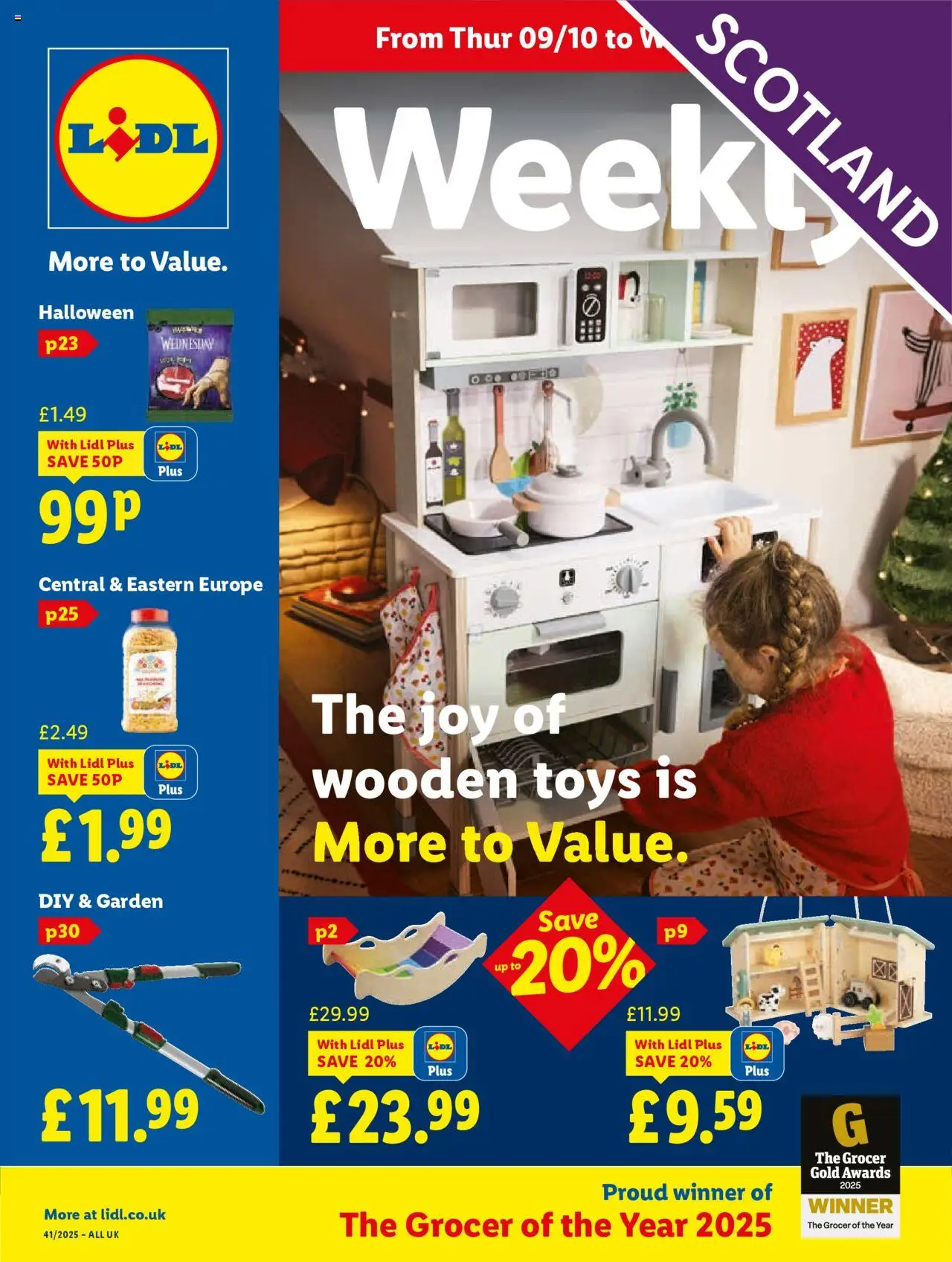 Lidl shop Lidl Weekly Scotland valid from 09/10/2025 - Page number 1