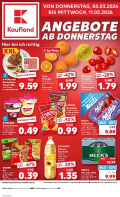 Vorschau von dem Prospekt des Geschäftes Kaufland, gültig ab dem 05.03.2026
