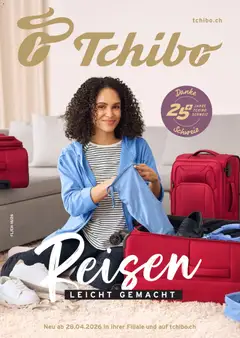 Vorschau des Merkblatts Tchibo aktionen Reisen leicht gemacht vom Shop Tchibo gültig von 28.04.2026 bis 