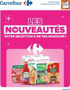 Prévisualisation de Catalogue les nouveautés d'octobre du magasin Carrefour formulaire valide 06/10/2025