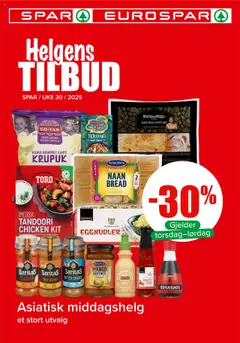 Forhåndsvis Helgens Tilbud fra butikk Spar gyldig fra 24/07/2025