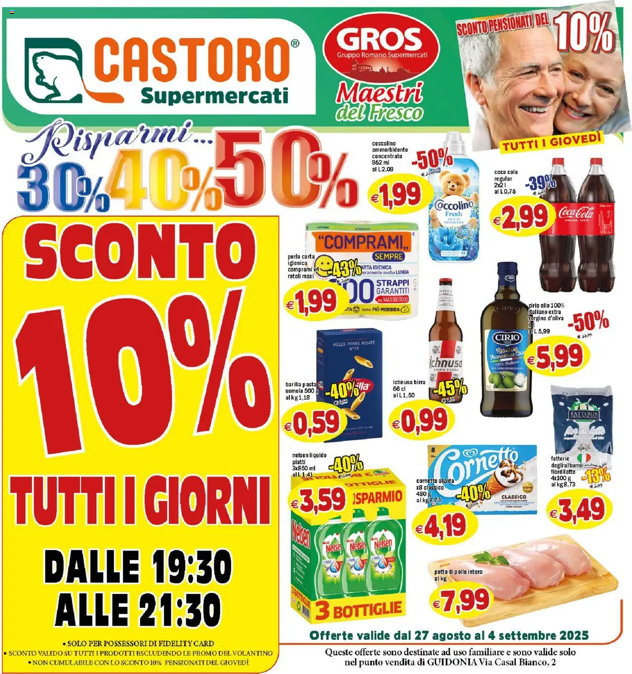 Volantino Il Castoro valido da 27/08/2025 numero di pagina 1