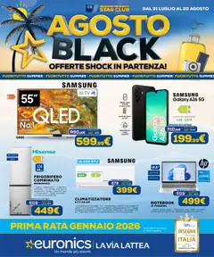 Anteprima dell'opuscolo Black Friday dal negozio Euronics valido da 31/07/2025