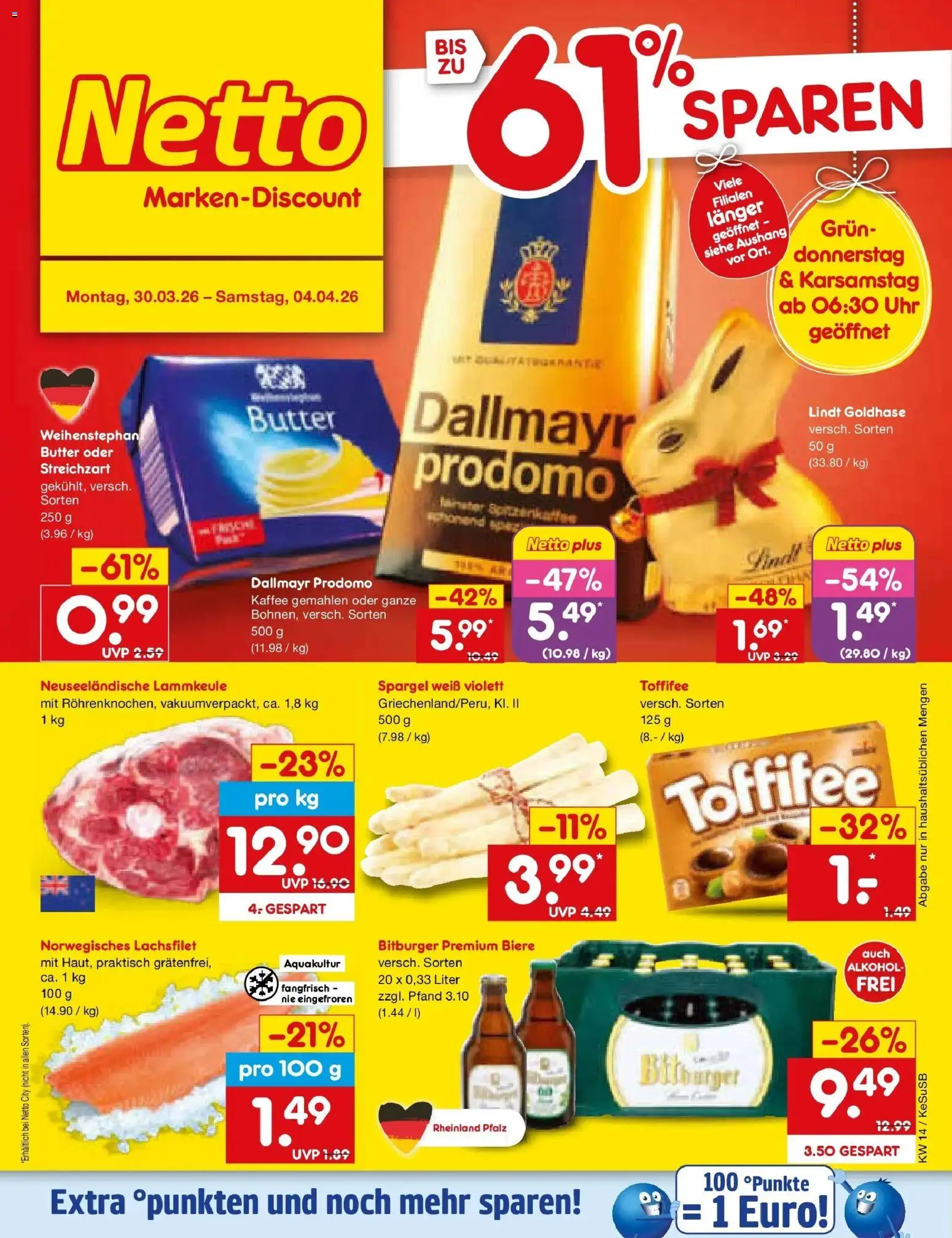 Vorschau von dem Prospekt des Geschäftes Netto Marken-Discount, gültig ab dem 30.03.2026