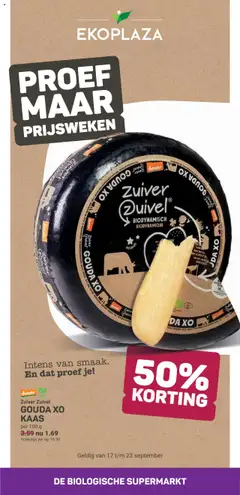 Voorbeeld van Folder week 38 van winkel Ekoplaza geldig vanaf 17-09-2025