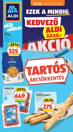 Aldi - Aldi Tartós árcsökkentés flyer megtekintése, amely érvényes 2026.03.05.-től