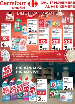 Anteprima dell'opuscolo Volantino Market - Detergenza dal negozio Carrefour valido da 17/11/2025